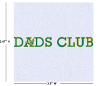 Dads Club Logo (Sleeve)